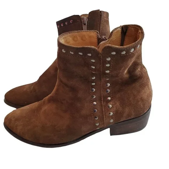 Gabor Suede Zipper Ankle Boots - Picture 1 of 10